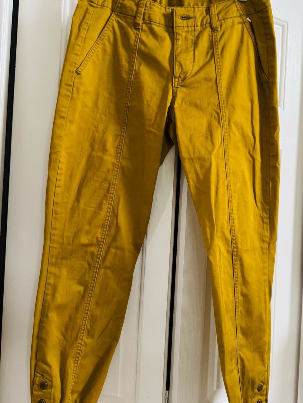 CAbi Men's Mustard Chino Trousers - Picture 4 of 6